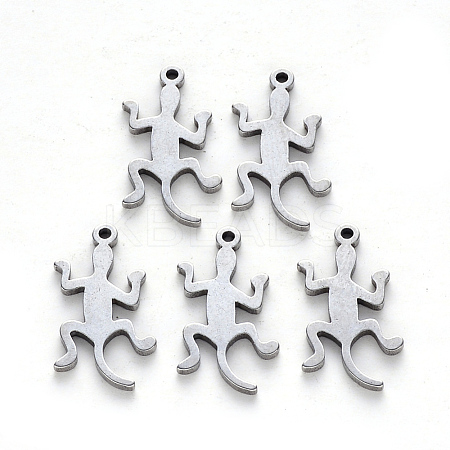Tarnish Resistant 201 Stainless Steel Pendants STAS-N092-48-1