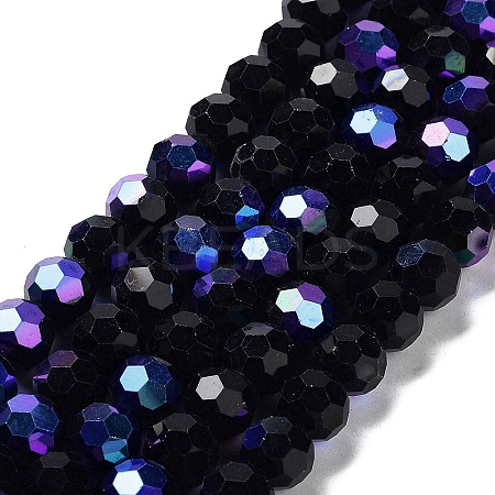 Opaque Glass Beads Strands EGLA-A035-P10mm-L18-1