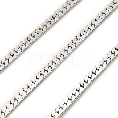 304 Stainless Steel Curb Chains CHS-A016-36P-A-1
