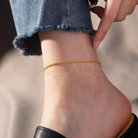 Stainless Steel Rope Chain Anklets for Women WG18C2B-29-1