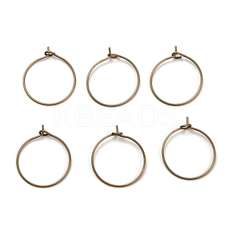 Brass Wine Glass Charm Rings EC067-2AB-NF-1