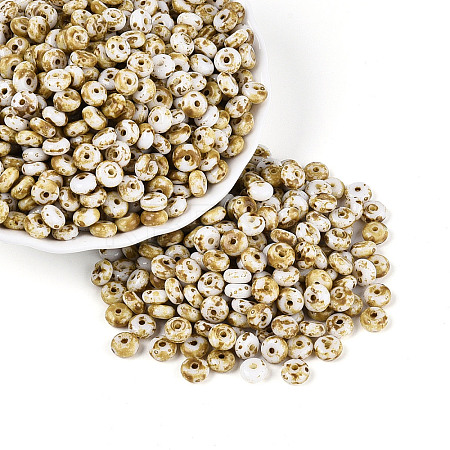 Picasso Glass Seed Beads SEED-N010-01A-1