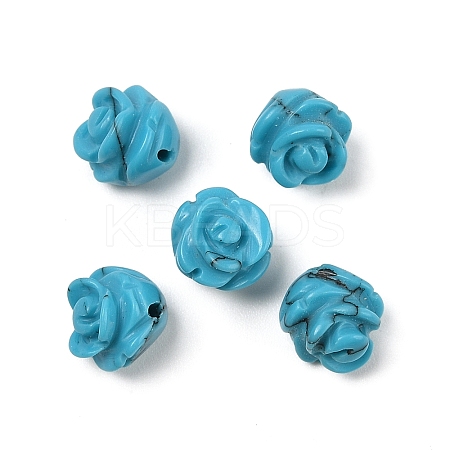 Synthetic Turquoise Beads G-O156-A-26-1
