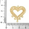 Brass Heart Chandelier Component Links KK-P290-30B-G-3