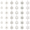 36Pcs 6 Styles Alloy Rhinestone Pendants FIND-SC0020-06-7