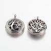 Natural Obsidian Pendants G-G910-B12-2