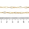 Ion Plating(IP) 304 Stainless Steel Paperclip Chain Necklace for Women LS-NJEW-G097-14G-2
