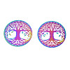 Ion Plating(IP) 201 Stainless Steel Filigree Pendants LS-STAS-S118-108-1