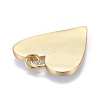 Brass Enamel Pendants KK-M205-13G-08-2