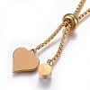 304 Stainless Steel Pendant Necklaces NJEW-P252-03G-3