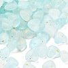 Frosted Transparent Acrylic Beads X1-OACR-F013-03-1