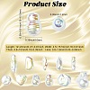 22Pcs 11 Styles ABS Plastic Imitation Baroque Pearl Beads FIND-CJ0005-37-2