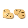 Ion Plating(IP) 304 Stainless Steel Connector Charms STAS-C081-04G-A-2