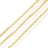 Rack Plating Brass Cable Chains CHC-M001-01G-02-1