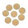 Ion Plating(IP) 304 Stainless Steel Charms STAS-I157-08C-G-2