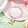 Transparent Plastic Beaded Stretch Bracelets for Children BJEW-JB11507-4