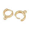 Brass Hoop Earring Findings KK-P310-26A-G-2