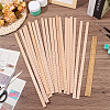Square Wood Carving Waistline Edge Strips for Living Room Background Wall Decorative DIY-WH0622-561-4