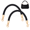 PU Imitation Leather Braided Bag Handles DIY-WH0366-41A-1