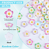 Plumeria Flower Opaque Resin Cabochons CRES-BM0001-01A-2