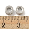 Brass Cubic Zirconia Spacer Beads KKB-L215-020P-2