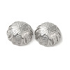 Non-Tarnish 304 Stainless Steel Bead Caps STAS-P363-02B-P-1