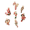 Christmas Theme Alloy Enamel Pendants FIND-M039-01F-1