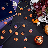 55Pcs 3 Styles Pumpkin Resin Cabochons RESI-OC0001-71-4