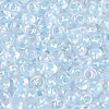 FGB Inside Colours Transparent Glass Seed Beads SEED-T009-01D-2