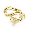 Brass Wrapped Open Cuff Rings RJEW-I100-01G-2