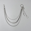Alloy Triple Layer Trousers Chain HJEW-WH20071-006P-1
