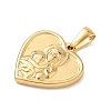 304 Stainless Steel Pendants LS-STAS-D207-17G-2