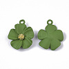 Spray Painted Alloy Pendants PALLOY-N0147-03A-2