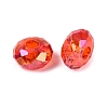 Transparent Acrylic European Beads OACR-E033-25H-2