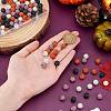 120Pcs 4 Colors Pave Disco Ball Beads RB-PH0001-58-3