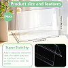 Name Plastic Table Top Display Stand ODIS-WH0070-86B-2