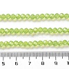 Baking Paint Transparent Glass Beads Strands DGLA-A034-J4MM-D07-4