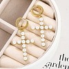 Ion Plating(IP) 304 Stainless Steel Hoop Earrings EJEW-A119-08G-3