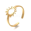 304 Stainless Steel Rings for Women RJEW-S238-03G-1