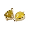 Natural Korea Jade Faceted Pendants G-M431-15G-02-2