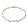 Non-Tarnish 304 Stainless Steel Simple Roung Ring Bangles for Women BJEW-F461-01G-P-2