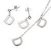 304 Stainless Steel Jewelry Sets SJEW-H303-D-2