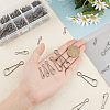 400Pcs 8 Style 201 Stainless Steel Fishing Connector Quick Change Safe Lock FIND-FH0001-86-2