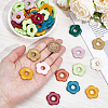 50Pcs Opaque Acrylic Pendants SACR-SP0001-41-3