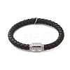 Braided Microfiber Leather Cord Bracelets BJEW-D304-13P-01-2