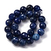 Natural Dragon Veins Agate(Dyed & Heated) Beads Strands G-K390-A12-01-4