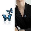 Butterfly Rhinestone Pins PW-WG60623-02-2