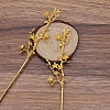 Alloy Hair Stick Findings OHAR-PW0001-341G-1