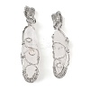 Natural Quartz Crystal Pendants G-K338-28P-03-1