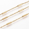 3.28 Feet Ion Plating(IP) Handmade 304 Stainless Steel Cable Chains X-CHS-G003-11G-A-1